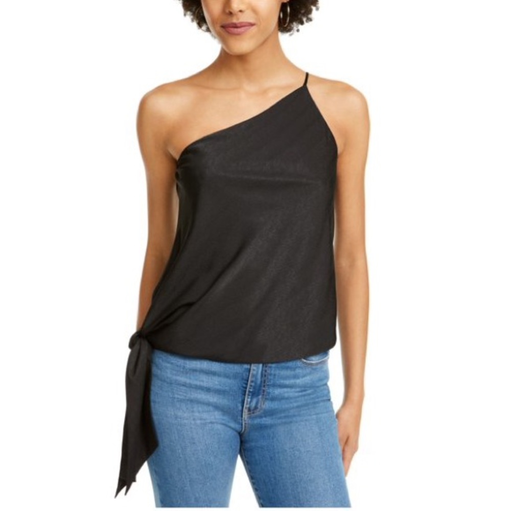 LEYDEN | Tie Side Spaghetti Strap Asymmetrical A81